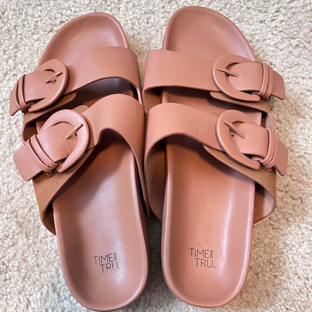 Time And Tru Slides. Size 10. Never Worn - image 1